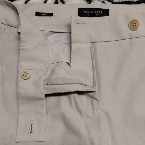 Talbot's Signature Khaki Trousers - Picture 3 of 6